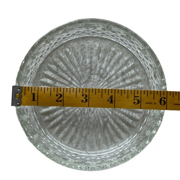 Vintage Indiana Princess Pattern Clear Covered Candy Dish Cut Pressed Glass - Picture 13 of 16